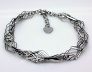 Stříbrný náramek na ruku 303308