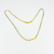 Pozlacený náhrdelník stříbrný 3131820005