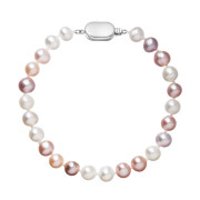 Perlový náramek z říčních perel 823004.3/9269B multi