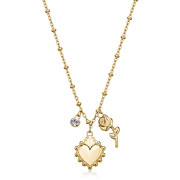 Pozlacený dámský náhrdelník Brosway Chakra BHKN182