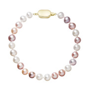 Perlový náramek z říčních perel 923004.3/9269A multi