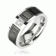Ocelový prsten Spikes 1655