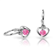 náušnice pro miminka Cutie Jewellery C1943B Pink