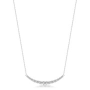Náhrdelník ze stříbra se zirkony Brosway Fancy Infinite White FIW149