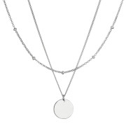 Stříbrný dámský náhrdelník 62002