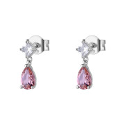 Stříbrné náušnice Brosway Fancy Tender Pink FTP14