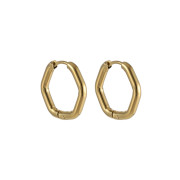 Ocelové náušnice zlaté ESS731ST