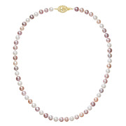 Perlový náhrdelník z říčních perel 922004.3/9265A multi