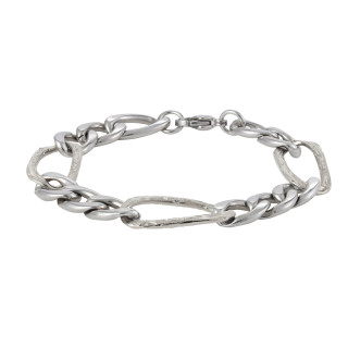 Pánský náramek figaro z chirurgické oceli Genco GBSS231ST