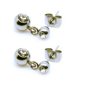 Dámské náušnice z oceli SEJE1595