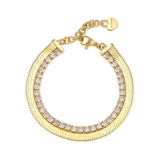 Elegantní dámský náramek Brosway Desideri love BEI075