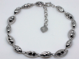 Stříbrný náramek na ruku 304859