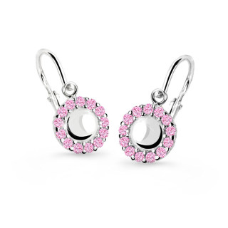 Zlaté náušnice pro miminko Cutie Jewellery C2750B Růžová
