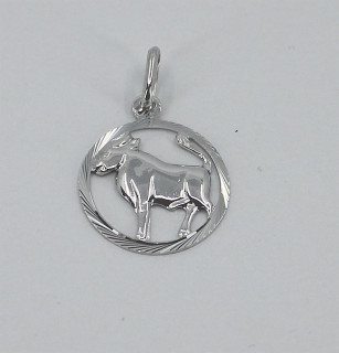 Přívěsek se znamením Býka stříbrný 3035740011