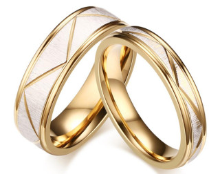 Snubní prsteny chirurgická ocel JCFCR074W