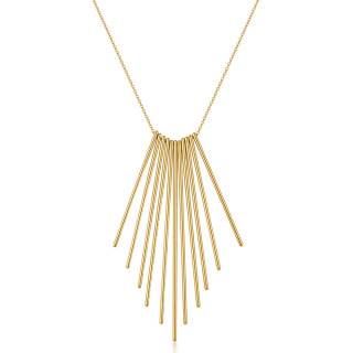 Stylový dámský náhrdelník z pozlacené oceli Brosway Aura BAU04