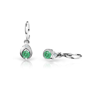 Zlaté dětské náušnice C1898B-Green