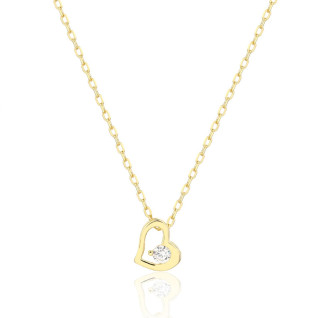 Pozlacený stříbrný náhrdelník 3142940001