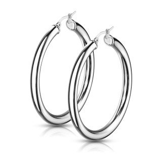 Kruhové náušnice chirurgická ocel 3864-ST