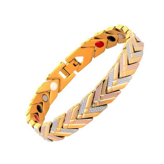 Pozlacený magnetický náramek WJHB721RDG