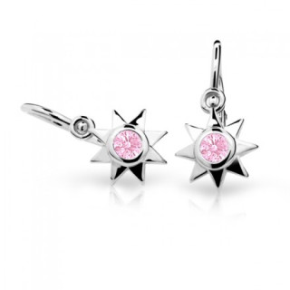 Náušnice pro miminko C1995B-Růžová