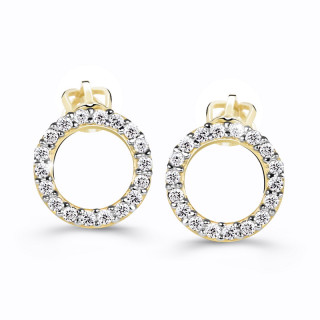 Zlaté diamantové náušnice DZ60240-30-00-X-1-1