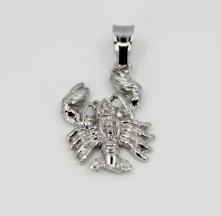 Přívěsek se znamením rak stříbrný 308524005