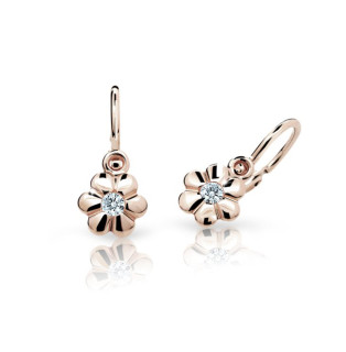 Dětské náušnice zlaté Cutie Jewellery C1736R-Whitze