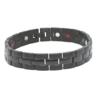 Pánský náramek na paži s magnety WJHB708.1-BK