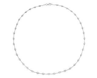 Jemný náhrdelník ze stříbra 301182