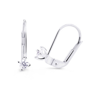 Dimantové visací náušnice z bílého zlata DZ8014-55-00-X-2