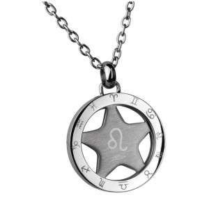 Přívěsek se znamením horoskopu Lev z chirurgické oceli PSS65