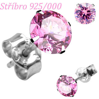 Stříbrné náušnice SEESRD2P