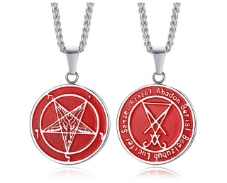 Náhrdelník pentagram chirurgická ocel JCFPN1161RS