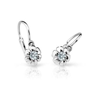 Zlaté náušnice dětské C2151B-White