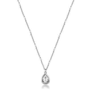 Náhrdelník z chirurgické oceli s kamínkem Brosway Symphonia BYM197