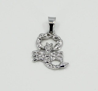 Přívěsek se znamením štír stříbrný 308528004