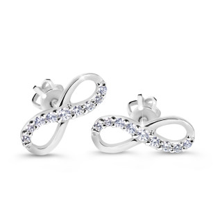 Briliantové náušnice z bílého zlata DZ60149-30-00-X-2