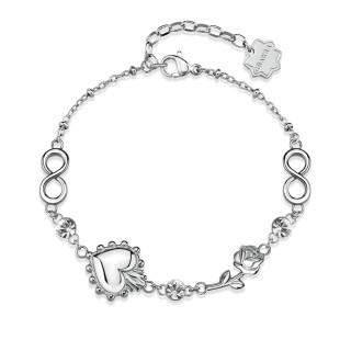 Náramek pro štěstí z chirurgické oceli Brosway Chakra BHKB281