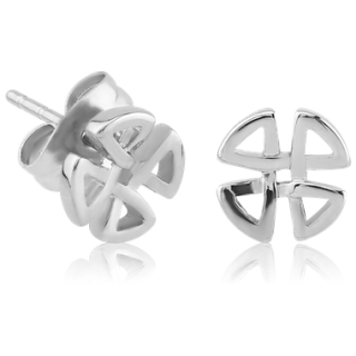 Ocelové naušnice pecky 106