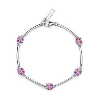 Dámský náramek s kamínky Brosway Fancy Vibrant Pink FVP05