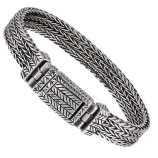 Stylový pánský náramek z chirurgické oceli BSS1061