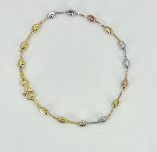 Pozlacený stříbrný náramek pro ženy 3104730023