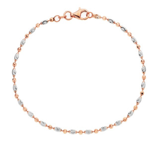 Jemný stříbrný pozlacený náramek 3052720005