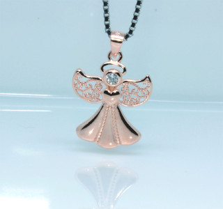 Stříbrný přívěsek andělíček 308023