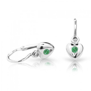 Náušnice pro miminka Cutie C1556B-Emerald Green