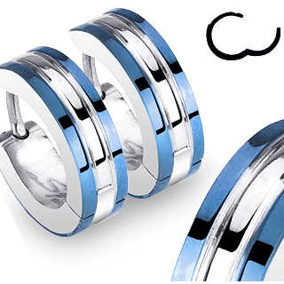 Ocelové náušnice SESSE017