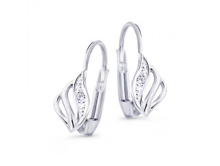 Visací náušnice z bílého zlata DZ8024-55-00-X-2
