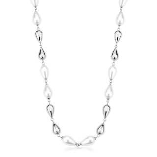 Dámský náhrdelník z chirurgické oceli a umělých perel Brosway PERFECT BPC70