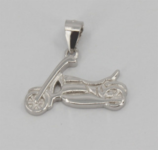 Přívěsek motorka stříbrný 310532001